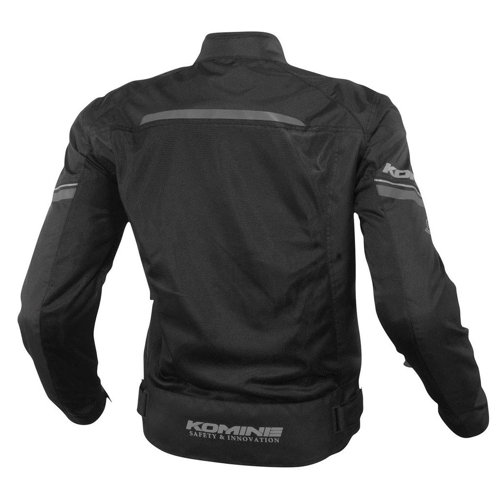 Motorcycle Jacket Protective Half Mesh Jacket 12955 For and Autumn Mesh Material CE Standard Level 2 CE Standard Protector Black S [KOMINE] JK-146