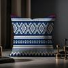 Modern And Stylish Fair Isle Cushion Cover Anti-dustmite Pillowcase Invisible Zipper Silky Short Plush Sofa Cushion Cover