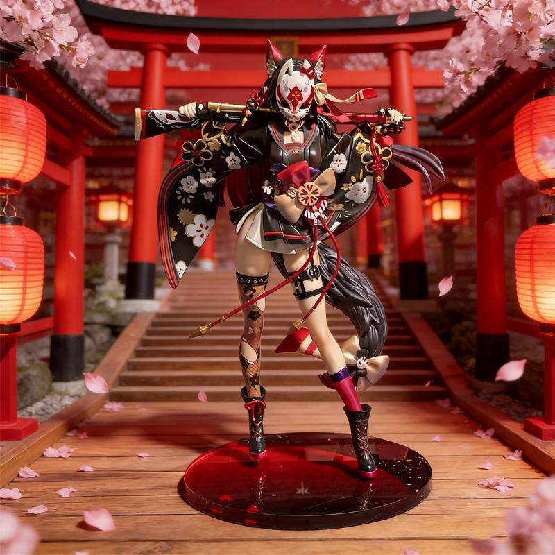 In Stock Blue Archive Wakamo Standing Position Game Girl Figure Model Statue Boys Collection Desktop Decoration Ornament Toys