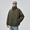 Men's Winter Stand Collar Down Jacket - Warm, Thickened, American Style, Outdoor Workwear