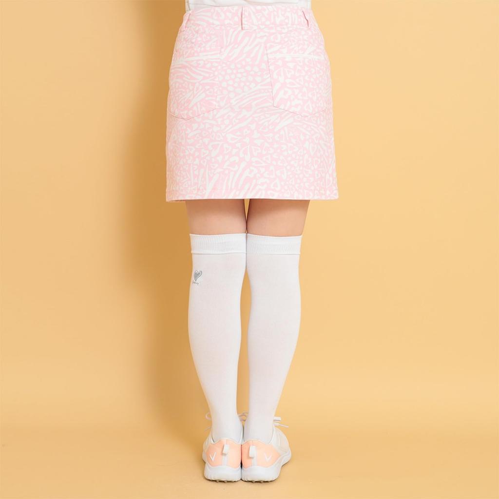 Callaway Stretch Leopard Print Skirt C24228213 Women's 8-Way (Pink, SS, 1091)