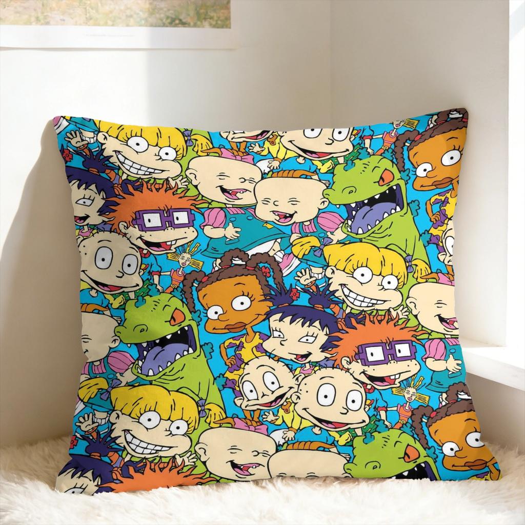 R-Rugrats Angelica Pickles Pillow Cover Novelty Pillow Case For Sofa Home Decoration Design Pillowcases Birthday Gift