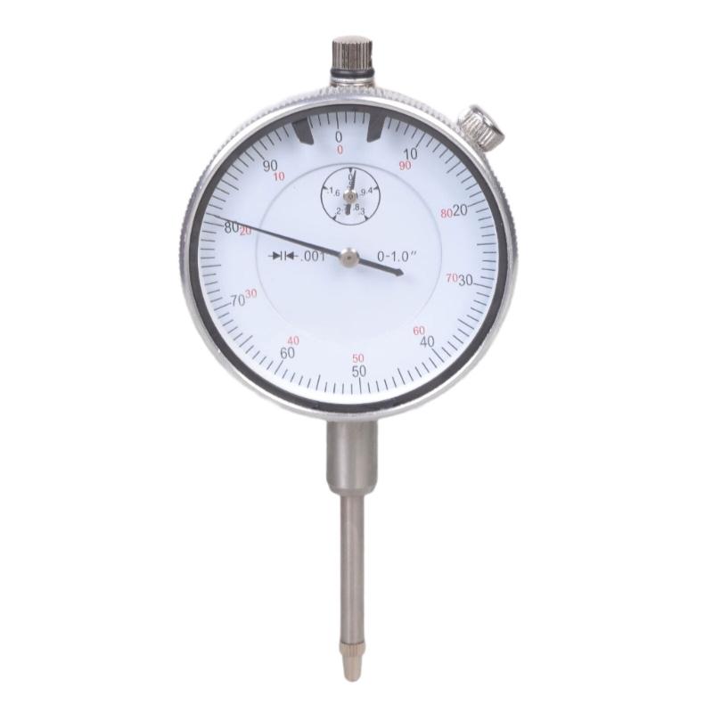 0 to 1Inch Ranges 0.001Inch Accuracy Dials Indicator High Accuracy Measuring Instrument for Easy Reading 1