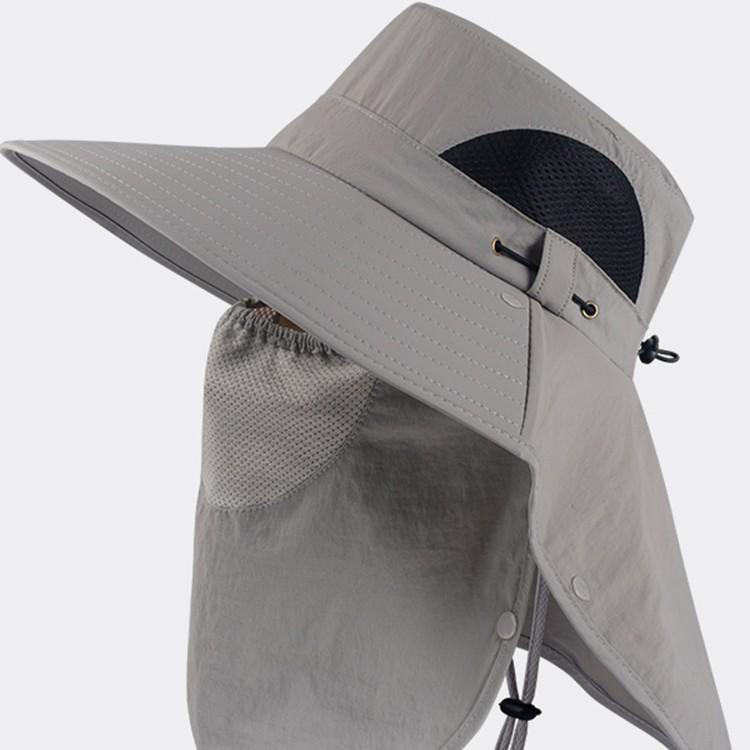 Wide-brimmed Sunhat Sunshade Fishing Hat Mountaineering Jungle Male Visor Sunblock Sunhat Sunshade Hat