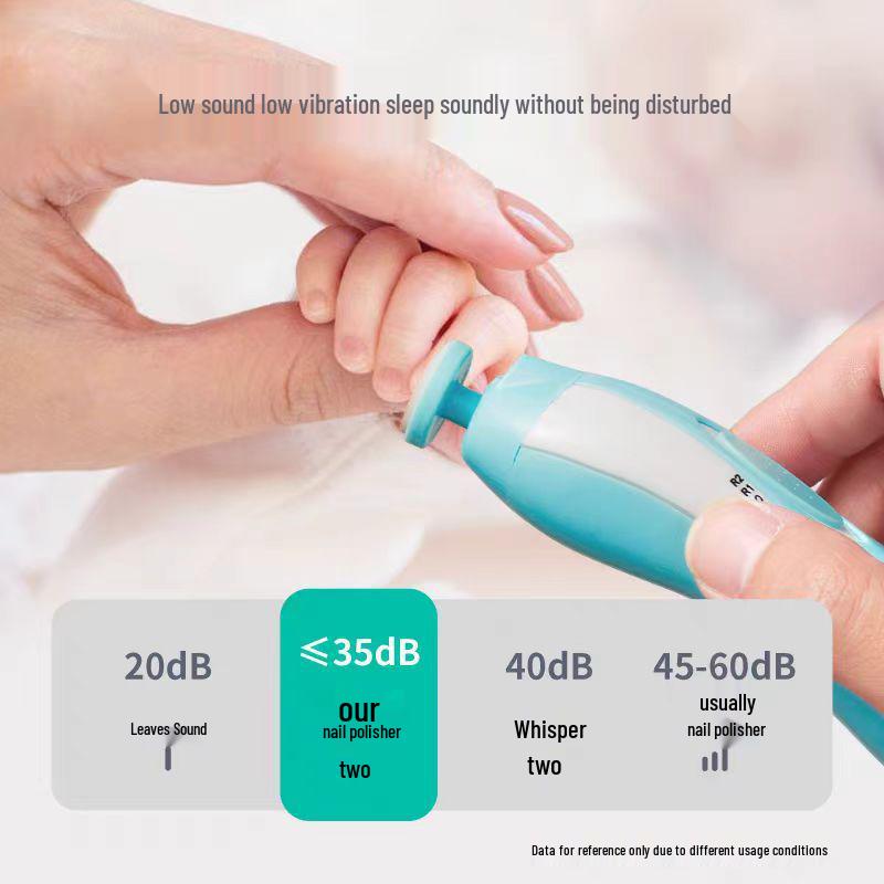 Newborn Baby Electric Nail Grinder & Clipper Set - Children's Care
