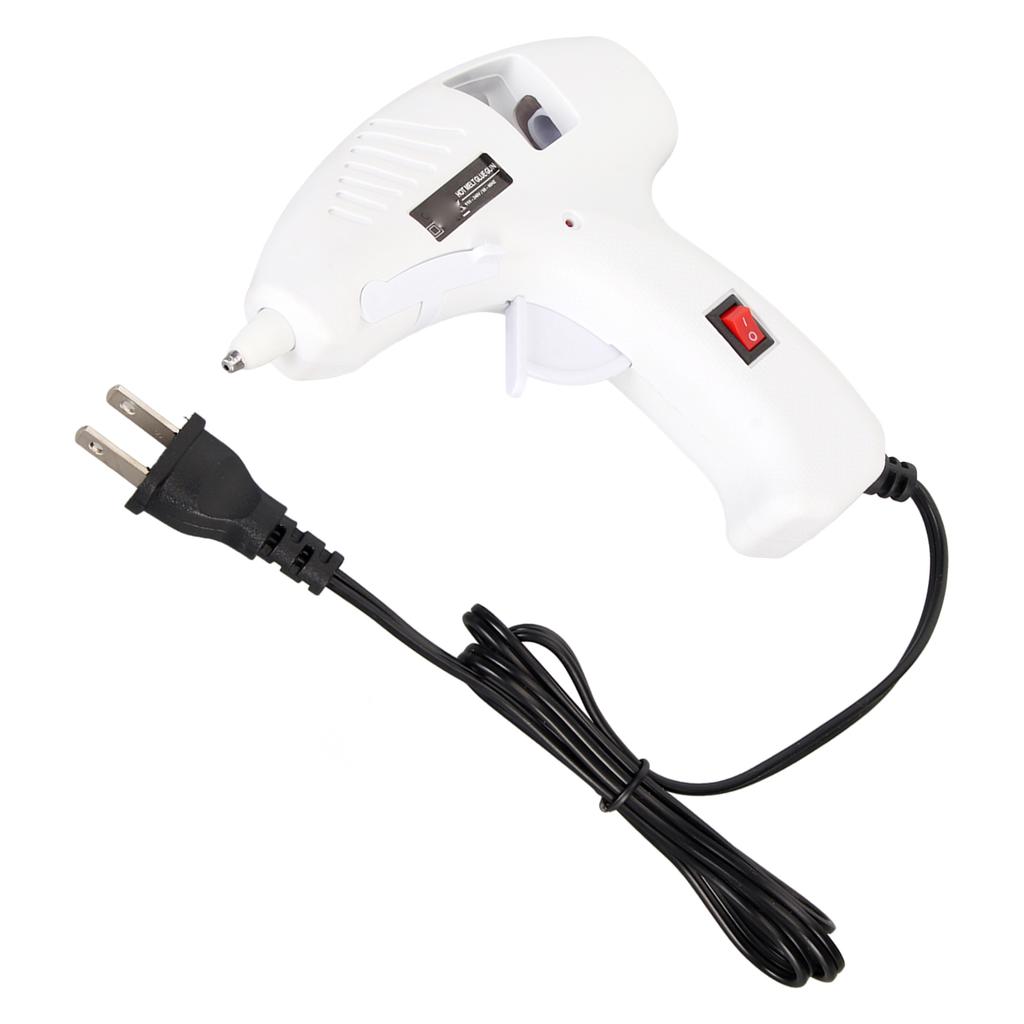 Hot Glue Melter 20W Fast Preheating Ergonomic Handle Foldable Stand Hot Glue Melting Tool for 7mm Sticks