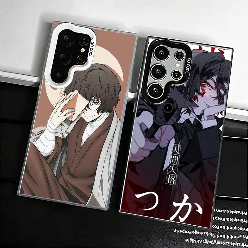 Bungo Stray Dogs Dazai Soft Phone Case for Samsung Galaxy S24 S25 FE S26 Edge S23 Ultra S22 Plus S21 + Shockproof Cover Back She