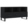VidaXL Meuble TV noir 102x36x50 cm bois d'ingénierie 829061
