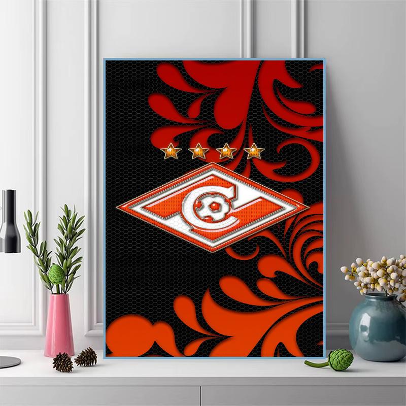 Spartak Moscow Dream.69 100% Round Full Drill 5D DIY Diamond Painting Embroidery Cross Stitch Rhinestone Décor