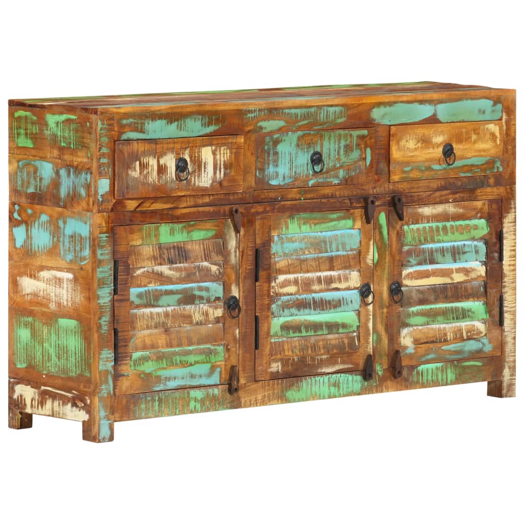 Sideboard 110x30x65 Cm Reclaimed Solid Wood