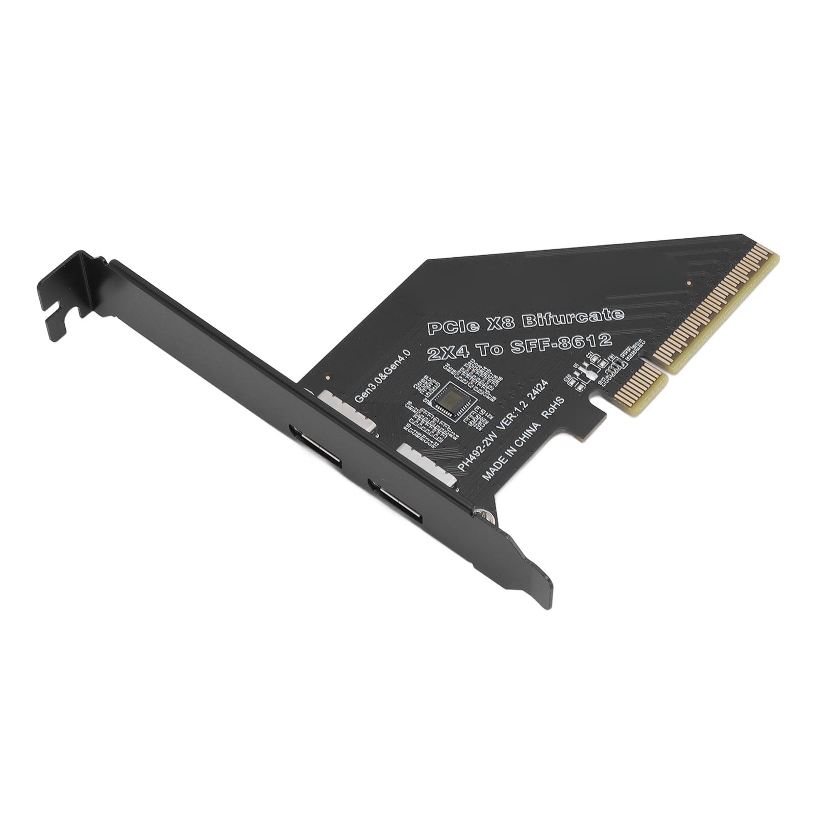 

PCIe 4.0 X8 to Oculink Card High Speed Data Transfer 128 GT s SFF 8612 Secure Connection External Graphics Card for
