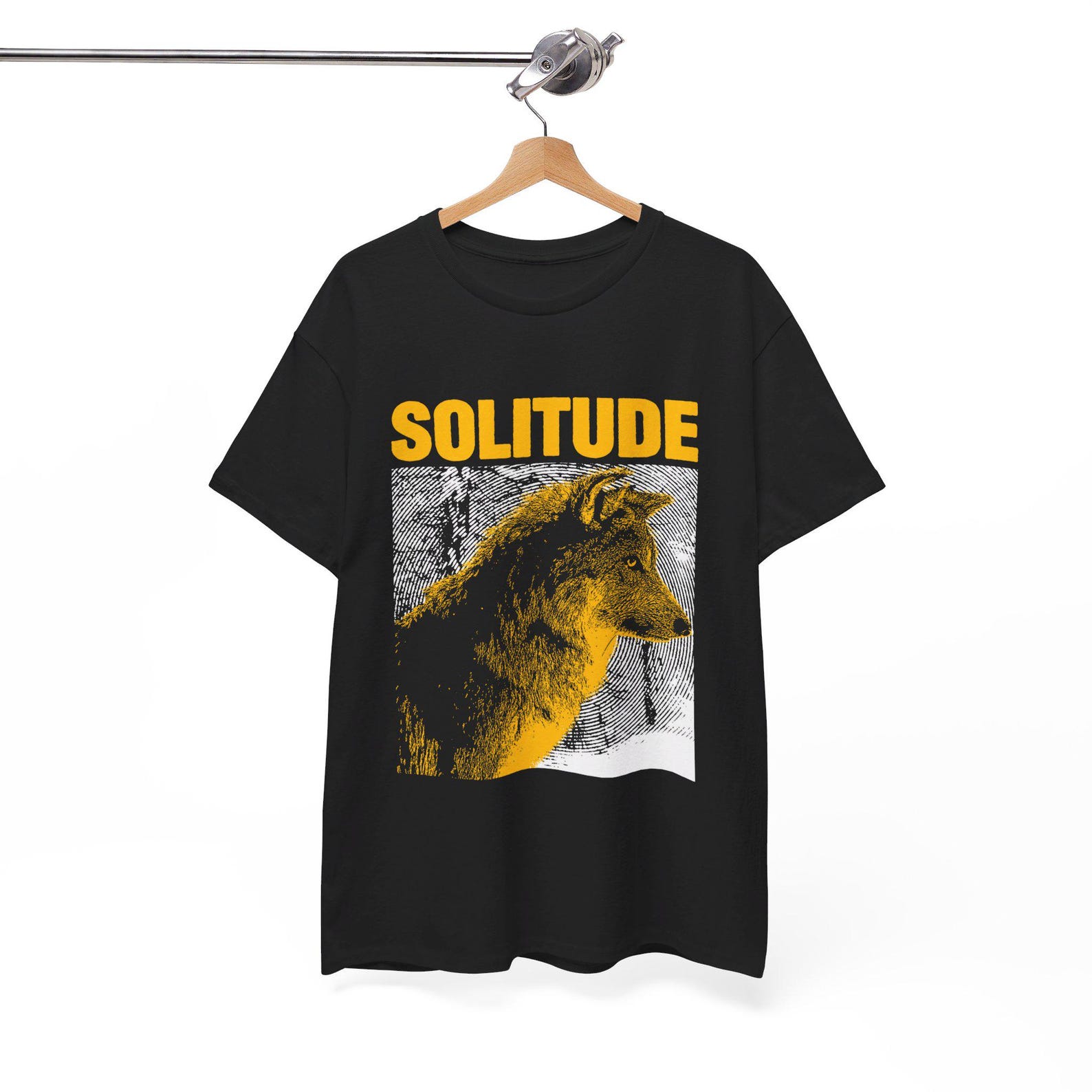 Solitude Wolf T-Shirt XL
