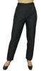 Phagun Women's Beige Dupion Pants High Waist Narrow Bottom Trousers-Large