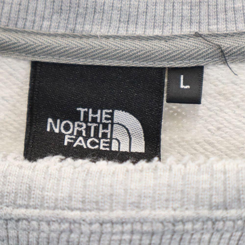 The North Face NT61802X Print Long Sleeve Outdoors Trainer L Gray Sweat Men's Used