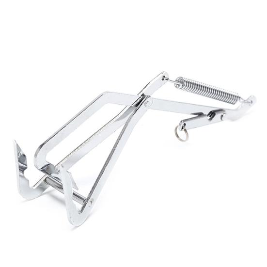 Portable Stainless Steel Crab Clip, Heavy Duty Metal Crab Fishing Clip, Strong Bite Spring Crab Catch Clamp Tool, Fishing Accessories серебряный