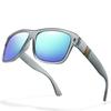 Classic Men Square Polarized Fishing Sunglasses Outside Driving Cycling Jog Goggles Vintage Large Frame UV400 Strong