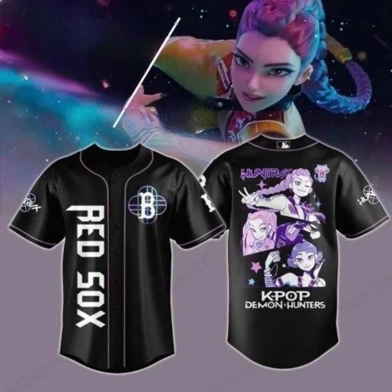 Cartoon Anime T-shirt K-Pop Demon Hunters 3D Print T-shirt Fashion Casual Short Sleeve Boys Girls Soft Comfortable T-shirt