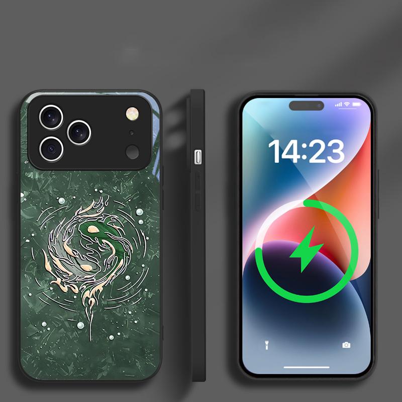 The Art of Aesthetics Suitable For iPhone 16E 17 Pro Max 15 Pro 14 13 Plus 12 Mini 11 16 Air 17Pro Magnetism Glass Phone Case
