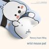 Pacha Dog Rubber Wrist Support Mouse Pad & Cute Keyboard Hand Rest Desk Pad - Ins Style