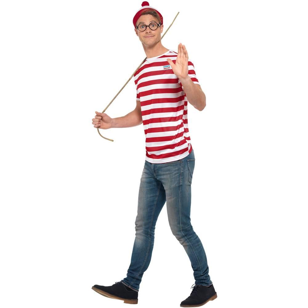 Wo ist Wally? Unisex-Kostümset für Erwachsene