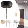 Pull Cord Light Switch for Bathroom Ceiling with 100cm Chain Modern Chrome Design for Enhanced Safety and Easy Control