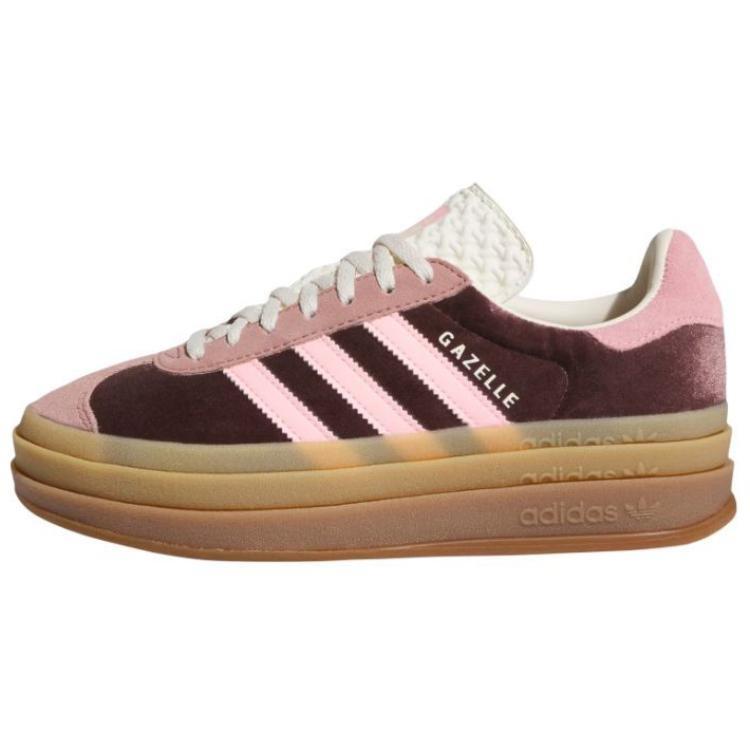 (WMNS) adidas Gazelle Bold Shadow Brown Glow Pink Women s JQ5143 EU 37⅓
