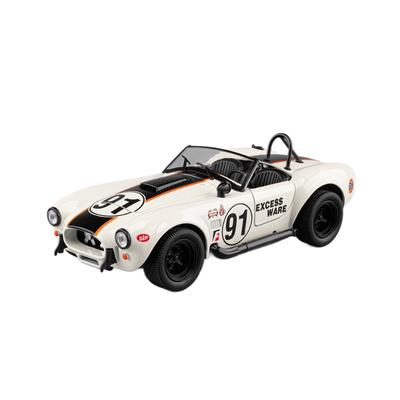 1/22 Ford Shelby Cobra Replica Alloy Car Model Convertible Retro Collection Classic Car Toy Car Boy Holiday Birthday Gift