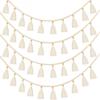 Tatuo Boho Macrame Tassel Garland for Classroom Decor Hanging Tassel Garland Bunting Boho Classroom Decor for Nursery Room Birthday Party Bedroom