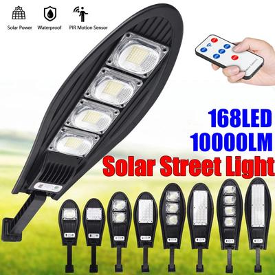 168LED Solar Street Light Super Bright Outdoor 3 Modes Motion Sensor Waterproof LED Lamp for Garden Villa Gard Park Wall