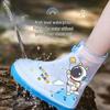 Beimei Kids' Waterproof Non-Slip Rain Boot Covers for Babies, Boys, and Girls - Durable, Thick, and Wear-Resistant.