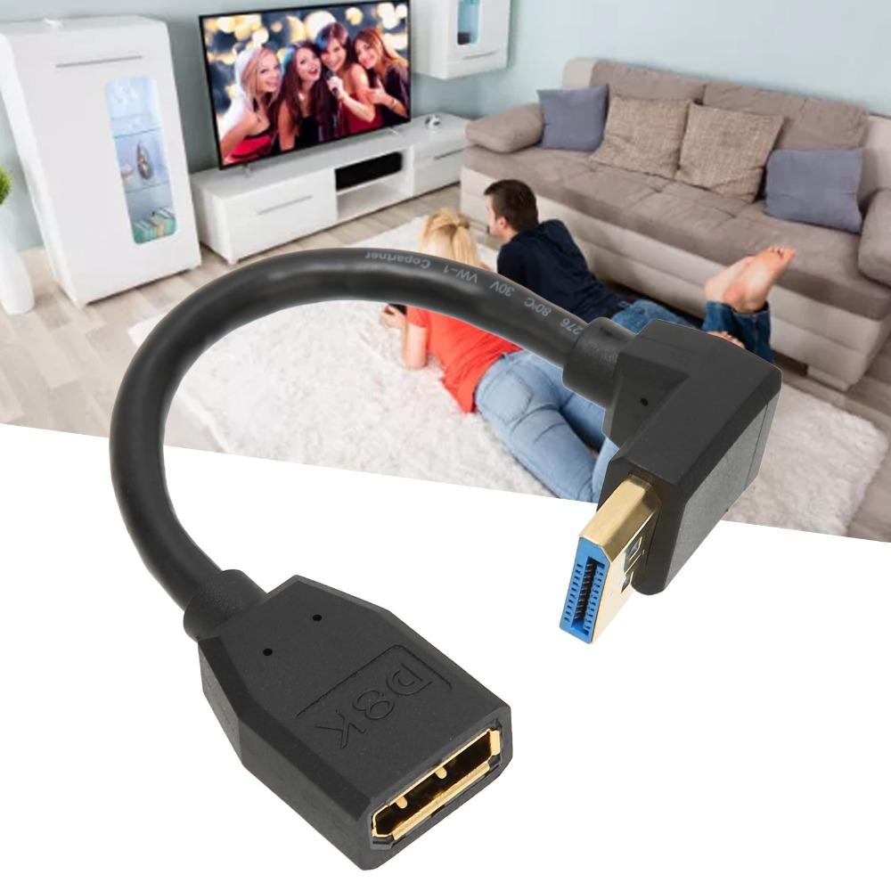 Up Angle Displayport Extension Cable 90 Degree Angle Right Angle Displayport  PC Connection