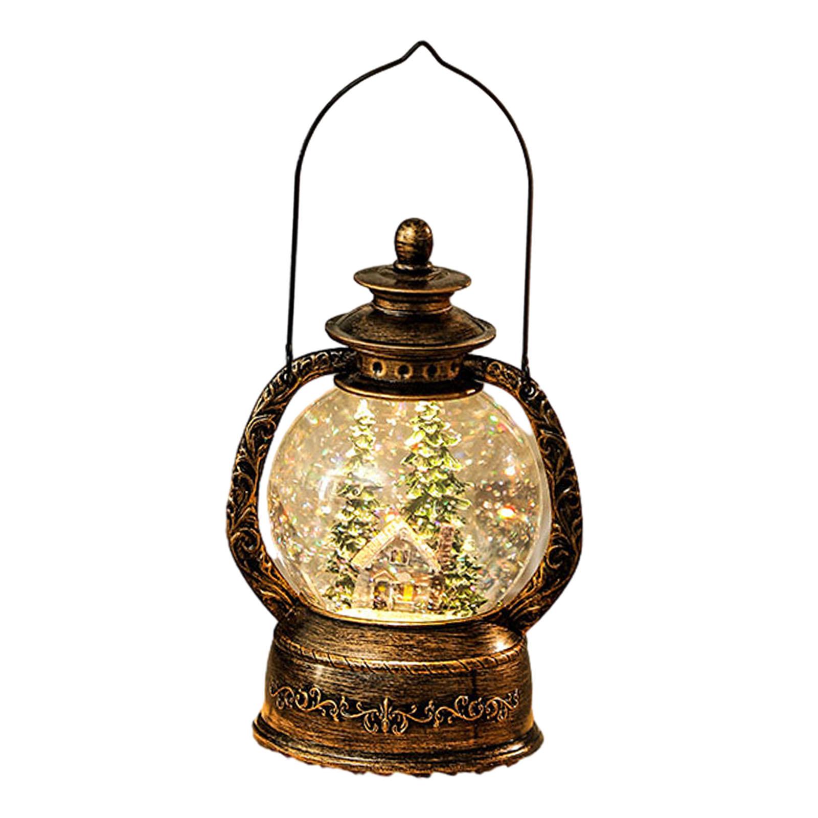 

Освещенный рождественский снежный шар фонарь музыкальная шкатулка настольное украшение для полки