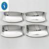 Auto Door Handle Bowl / Rearview Mirror Rubbing Protection Strip Cap Decor Cover Trim Accessories For Jeep Compass 2017 - 2024