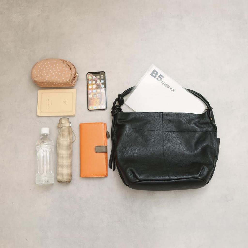 Cowhide Rope Handle 2-way Shoulder Bag L