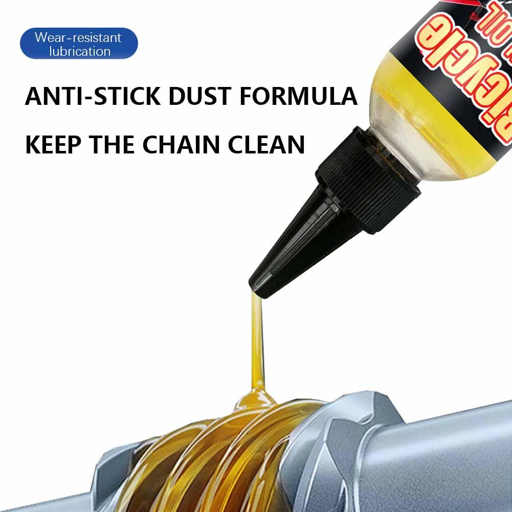 Lubrificante Speciale per Bicicletta Lunga Durata Catena Lubrificante Secco Olio per Catena Olio per Catena Bici Olio Cerato per Manutenzione Siringa MTB Bici da Strada