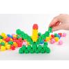 Colorful Pp Plastic Hexagonal Construction Blocks For Children's Intellectual Development 3-6 Year Olds