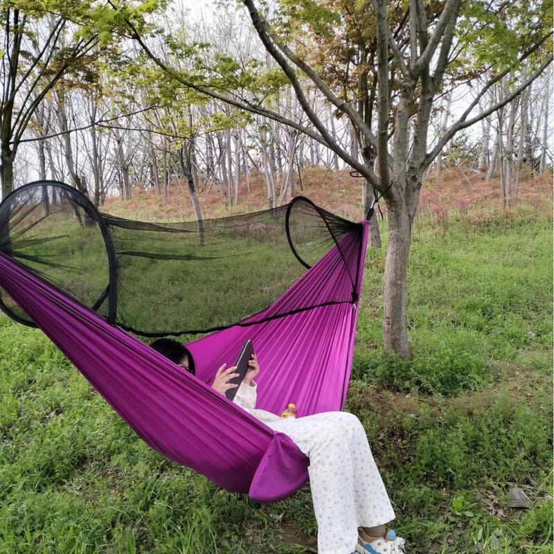 Outdoor Camping Hammock with Mosquito Net