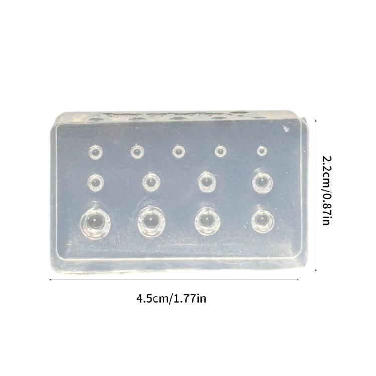 Easy Demold Sphere Silicone Craft Mould for Resin Jewelry Decorations and Artistics Creation Projects Supplies