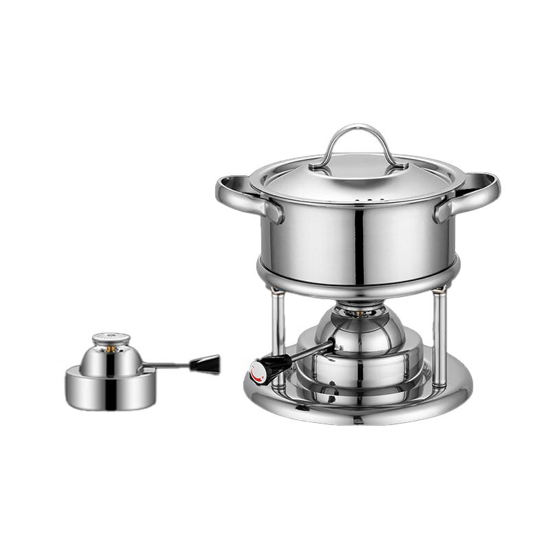 Vnash 304 Stainless Steel Personal Hot Pot 17.3cm