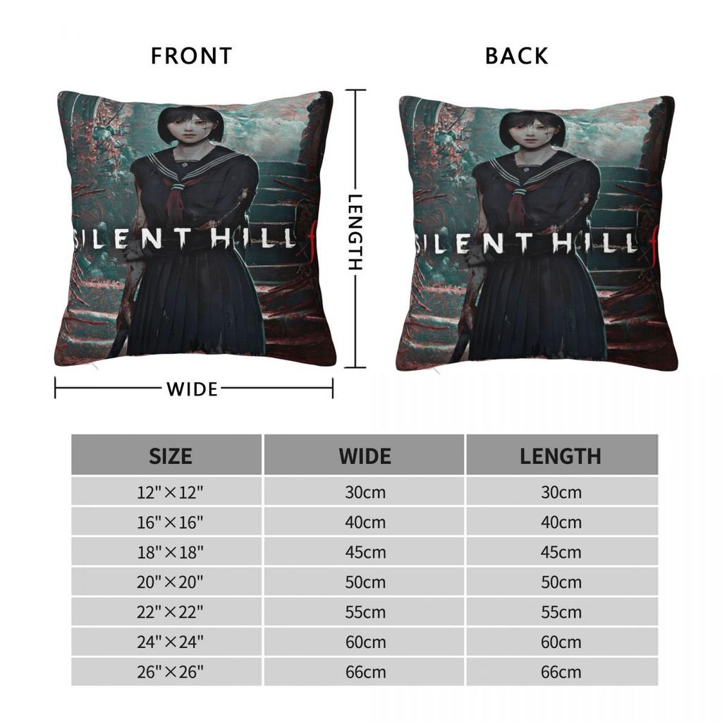 Soft And Sweet Bedroom Silent Hill Fdecor Pillowcase Accessories Pillow Cover Square Multi Size