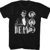 James Dean Actor Black & White Profile Images Adult Short Sleeve T Shirts Vintage Style Graphic Tees