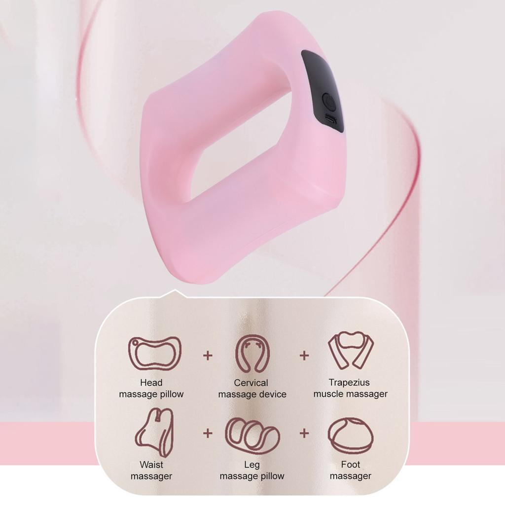 Multifunktionales Massagegerät-Set, 6-in-1 Körpermassagegerät für Taille, Schulter, Bein, Arm