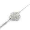 Les Trésors De Lily [N1188] - Silver 'Rosa Romantica' Designer Necklace