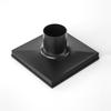 Bathroom Black Stainless Steel 6x6 Tile Insert Floor Drain Hidden Style with Free US Delivery