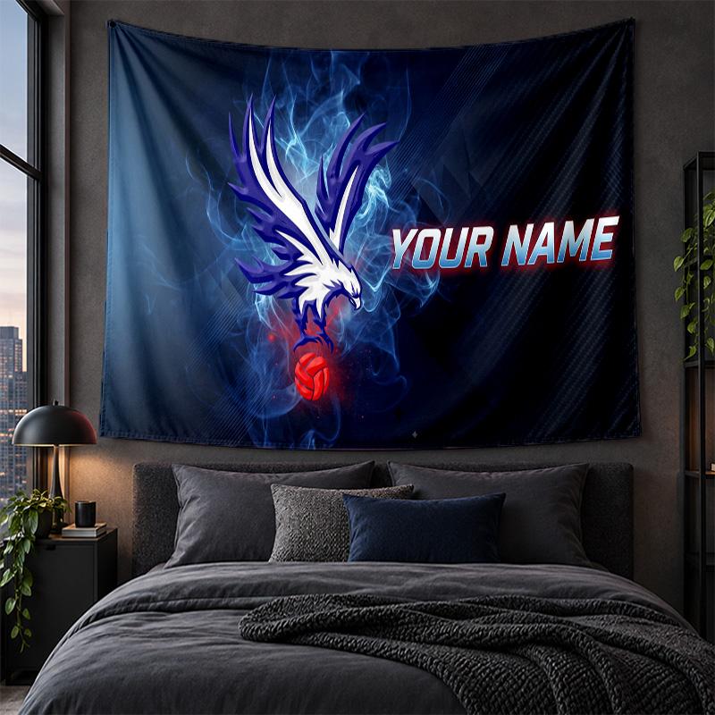Personalized Tapestry Wall Hanging Crystal Palace Pattern Art Background Cloth
