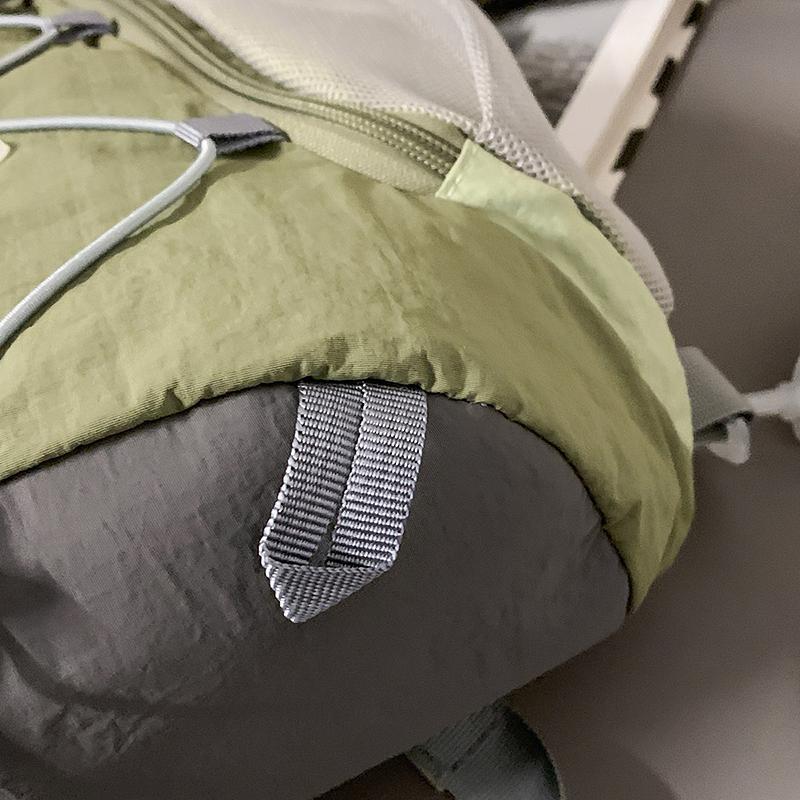 Contrast Color Stitching Backpack Couple's Lightweight Large Capacity Backpack Student Schoolbag