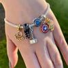 New Miniso Dumbo Stitch Alice Vinnie Mickey Charm Pendant Charms Dangle Fit Copper Original Bracelet Diy Bead Trinket