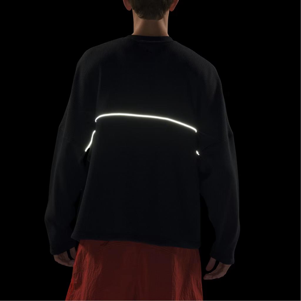 Adidas Originals SS25 La Cienega Solid Color Sports Crew Neck Long Sleeve T-Shirt Unisex Tops KA9335