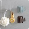 Rotating Towel Rack: 4-Hook, No-Drill, Traceless Wall Storage Shelf for Bathrooms