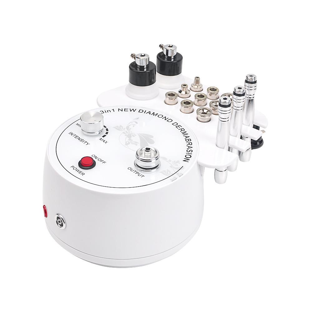 Three-in-One Diamond Microdermabrasion Device: Blackhead Suction, Whitening, Moisturizing, Exfoliating, and Cleansing Tool